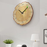 Loskii,MW002,Creative,Wooden,Pattern,Clock,Clock,Quartz,Clock,Office,Decorations
