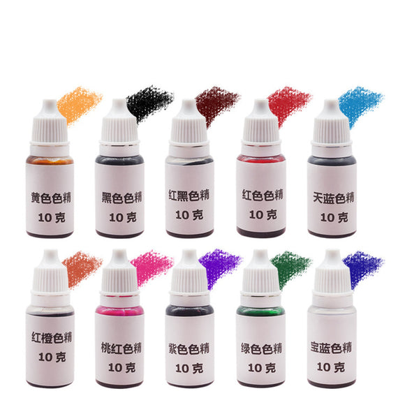 10Pcs,Epoxy,Resin,Ultraviolet,Curing,Colorant,Liquid,Pigment,Colors,Crafts