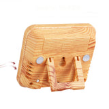 Electronic,Wooden,Digital,Temperature,Humidity,Meter,Indoor,Thermometer,Hygrometer,Weather,Station,Clock