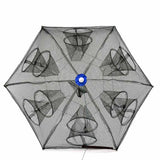Holes,Square,Foldable,Fishing,Nylon,Stainless,Closed,Shrimp