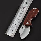 120mm,Folding,Knife,Steel,Blade,Rosewood,Handle,Cutter,Outdoor,Camping,Survival,Tactical,Knive