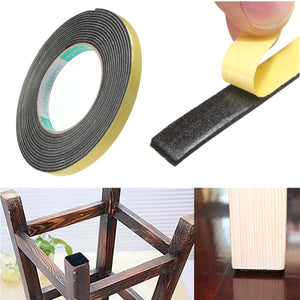 Safety,Black,Single,Sided,Adhesive,Cushion,Closed