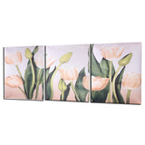 Unframed,Triptych,Flower,Tulip,Blossom,Canvas,Prints,Picture,Paintings