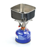 9x9CM,Camping,Stove,Storage,Outdoor,Portable,Stainless,Steel,Stove,Cooking,Picnic,Hiking,Accessories