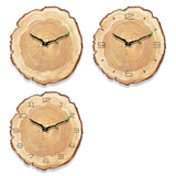 Loskii,MW002,Creative,Wooden,Pattern,Clock,Clock,Quartz,Clock,Office,Decorations