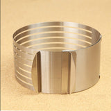 Adjustable,Layered,Stainless,Steel,Round,Circular,Baking,Bakeware