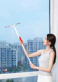 iCLEAN,Handheld,Retractable,Window,Cleaning,Brush,Household,Clean,Scrapers,Lengthened,Aluminum,Rubber,Strip