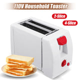 Slices,Electric,Automatic,Toaster,Stainless,Bread,Maker,Extra,Crumb