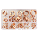 150Pcs,Solid,Copper,Washers,Assorted,Washer,Plastic,Sizes