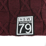 Unisex,Winter,Outdoor,Sports,Thicken,Woolen,Weaving,Knitted,Beanie