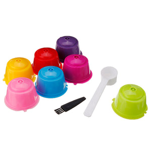 Colorful,Refillable,Coffee,Capsule,Reusable,Coffee,Nescafe,Dolce,Gusto,Brewer