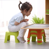 QUANGE,Colorful,Childrens,Square,Stool,Shower,Chair,Scientific,Height,Ergonomic,Design