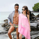 TOSWIM,140x70cm,Sunscreen,Beach,Towel,Quick,Cooldry,Water,Absorbent,Washcloth,Outdoor,Travel