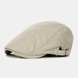 Cotton,British,Style,Street,Trend,Solid,Color,Outdoot,Casual,Forward,Beret