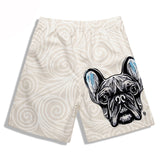 S5246,Beach,Shorts,printing,French,Bulldog,waterproof,drying,Breathable,Board,Short