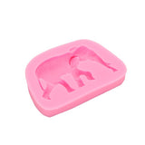 Elephant,Shape,Silicone,Fondant,Mould,Creative,Animal,Shape,Baking,Tools