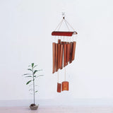 Tubes,Bamboo,Chime,Wooden,Garden,Patio,Decorations,Hanging,Ornament