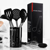 Stainless,Steel,Kitchen,Utensils,Cooking,Baking,Silicone,Kitchen,Storage,Container