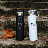 Lovers,Stainless,Steel,Vacuum,Flask,Thermos,Portable,Travel