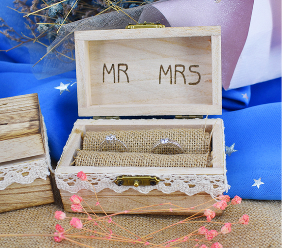 Square,Wooden,Wedding,Wedding,Decorations,Jewelry