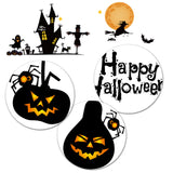 Halloween,Waterproof,Stickers,Gothic,Pumpkin,Lantern,Witch,Pattern,Nursery,Decoration