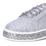 Women,Spring,Sequin,Glitter,Bling,Sneakers,Casual,Flats,Casual,Platform,Shoes