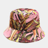 Women,Summer,Protection,Flower,Pattern,Visor,Fashion,Casual,Outdoor,Travel,Bucket