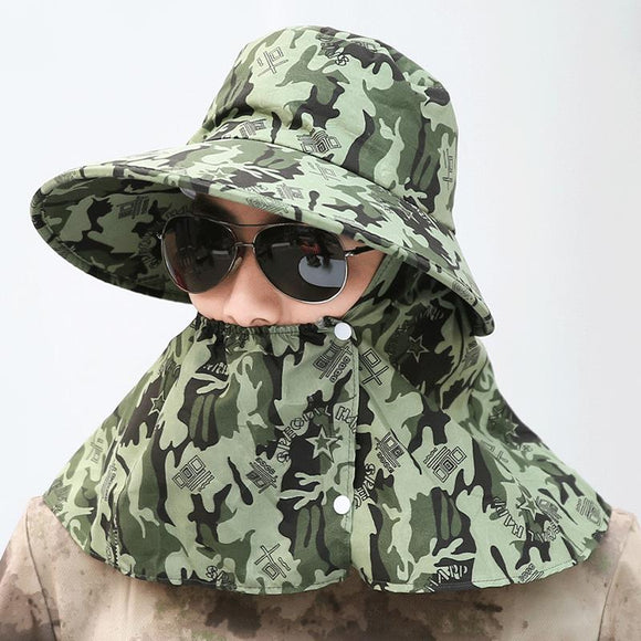 Cotton,Protection,Bucket,Outdoor,Fishing,String,Climbing,Breathable,Sunshade