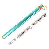 Keith,Ti5820,Titanium,Ultralight,Chopsticks,Travel,Camping,Picnic,Tableware,Holder,Metal,Square