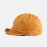 Unisex,Solid,Color,Short,Street,Casual,Breathable,Curling,Baseball
