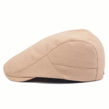 Women,Cotton,Washed,Folded,Beret,Casual,Visor,Gentleman,Peaked