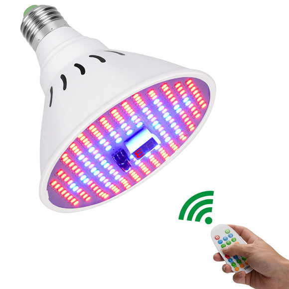 204LED,Plant,Growing,Light,Spectrums,Remote,Control,Indoor