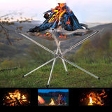 16.5inch,Outdoor,Removable,Portable,Camping,Stove,Collapsing,Steel,Stoves,Patio,Garden,Beach
