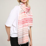 Women,Fashion,Lightweight,Stripe,Print,Scarf,Special,Summer,Cotton,Breathable,Shawl,Vacation