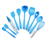 10PCS,Silicone,Kitchen,Utensils,Resistant,Cooking,Spoon,Spatula,Shovel