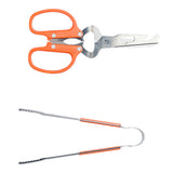 Maxsun,Stainless,Steel,Barbecue,Scissors,Kitchen,Tongs,Grill,Cutter,Peeler