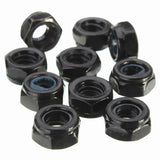 Suleve,50pcs,Carbon,Steel,Locking,Nylon,Insert