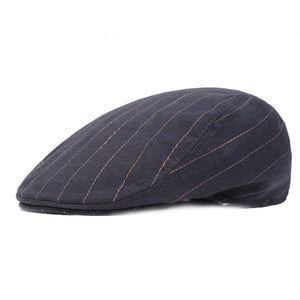 Women,Outdoor,Causal,Stripe,Leisure,Beret,Adjustable,Sunshade,Forward