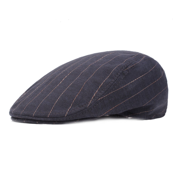 Women,Outdoor,Causal,Stripe,Leisure,Beret,Adjustable,Sunshade,Forward