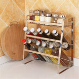 Layers,Kitchen,Spice,Stainless,Steel,Countertop,Spice,Bottle,Shelf