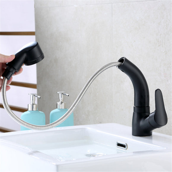 Bathroom,Faucet,Mounted,Basin,Mixer,Faucet,Degree,Rotating,Retractable,Water,Mixer
