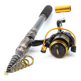 ZANLURE,Carbon,Telescopic,Fishing,Combo,Fishing