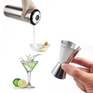 Stainless,Steel,Double,Single,Measure,Jigger,Spirit,Cocktail,Drink