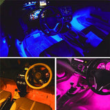 Light,Ambient,Wireless,Remote,Music,Control,Automotive,Interior,Decorative,Lights