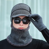 Men's,Scarf,Gloves,Windproof,Thickening,Scarf