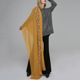 Women,Linen,Handcraft,Embroidery,Printting,Scarves,Fashion,Summer,Outdoor,Flower,Shawl,Scarf