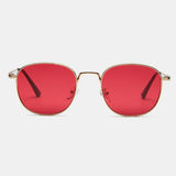 Unisex,Retro,Small,Metal,Square,Frame,Outdoor,Protection,Fashion,Sunglasses