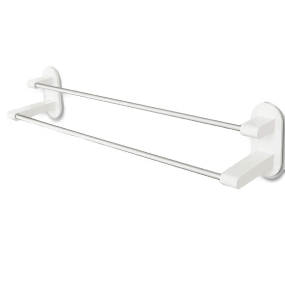 Towel,Holder,WHITE,Double,Storage