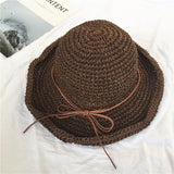 Women,Foldable,Sunscreen,Bucket,Straw,Outdoor,Casual,Travel,Beach,Floppy