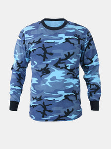 Hunting,Sleeve,Camouflage,Fitness,Shirt,Sports,Pullover